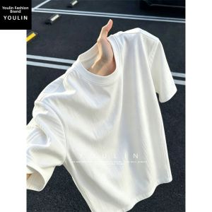 YOULIN | Breathable Dragon-Scale Pattern Plaid T-Shirt