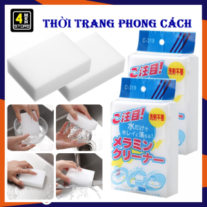 Mút Xốp Melamine Ma Thuật Tẩy Rửa Đa Năng - Miếng Bọt Biển Nano Tẩy Sạch Mọi Vết Bẩn Siêu Thấm Hút -  Mút Rửa Làm Sạch Nhà Bếp Phòng Tắm Vệ Sinh Nhà Cửa - Miếng Rửa Chén Tạo Bọt Tiện Dụng