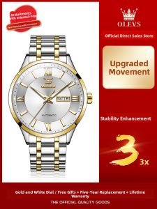 OLEVS | Automatic Mechanical Night Light Water-Resistant Mens Watch