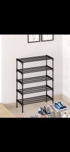 ICHINOVA 4 layer Shoe rack stainless steel Stackable Shoes Organizer Storage For Dormitory Bedroom