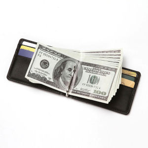 Multi Functional Mens Wallet RFID Card Bag Anti-theft Brush Multi Slot USD Money Clip Card Bag