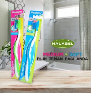 Berus Gigi Halagel/ Halagel Toothbrush (Medium)