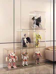 คอนเทนเนอร์ใส่โมเดล ตู้ใส่ฟิกเกอร์ กล่องอะคริลิคใส สินค้าพร้อมส่งในไทย