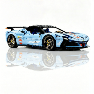 Custom Modified SF90 Racing Car Model Building Blocks