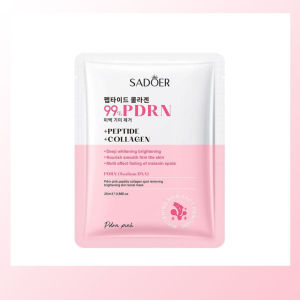 SADOER | PDRN Cpllagen Mask Fdaed Wrinkles Moisturizing Face Mask Glass Glow Skin Elasticity Hydrating Firming Smooth Skincare Products