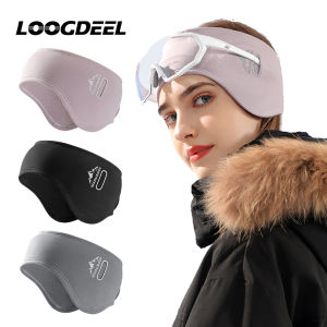 LOOGDEEL Ear Warmer Cold Weather Ski Sweatband Non-Slip Hairbands Thermal Bandana Headwear Accessories Men Women Winter Headband