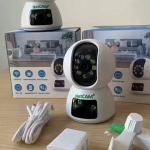 Camera WIFi NetCAM NRD02 4MP Ống Kính Kép (2MP + 2MP) Xoay 360 Độ Đàm Thoại 2 Chiều Theo Dõi Chuyển Động