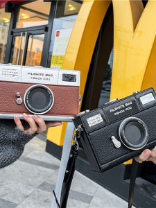 Original Minimalist Design Camera Bag Casual Style Square Shape Shoulder Bag for Men and Women Soft Surface Polyester Lining