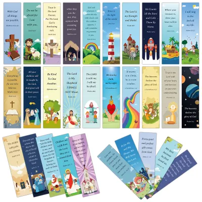 30pcs Bible Verse Bookmarks With Inspirational ScripturesChristian GiftsSunday School Bible Study FavorsChurch Baptism Cards