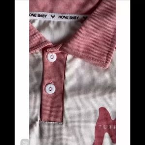 BEEJOY 1-12Y Children Polo Shirt Suit Set Korean Style Siblings Outfit Matching Clothes Kids Boys Girls Top Shorts Pants Baju Budak Lelaki Perempuan Baju dan Seluar Set Kanak-Kanak