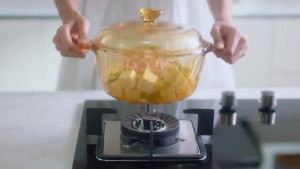 Corning VISIONS 5L High Temperature Resistant Transparent Glass Pot Food Grade Cooking Pot Imported from the United States