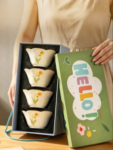 Yomerto | Cute Cartoon Childrens Rice Bowls Gift Set