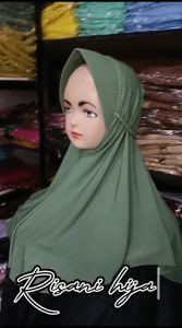 hijab anak bergo ropel pet /jilbab anak perempuan/kedung bergo tali jersey