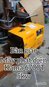 Máy phát điện kama 5kw chạy dầu tại Phú Thọ