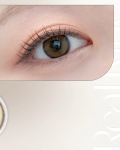[OLENS] 1 Month Contact Lens Real Ring (Brown Color) (12.5mm) (2P)