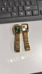 Womens Fashion Square Watches Gold Alloy Strap 2024 Luxury Ladies Quartz Wristwatches Qualities Female Roman Scale Clock