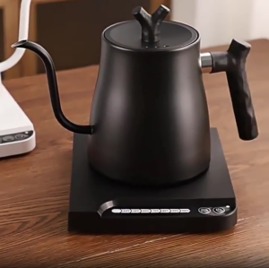Smart Kettle 1000ml Gooseneck Hand Brewed Teapot Thermostatic Power-off Protection Temperature Control Electric Kettle