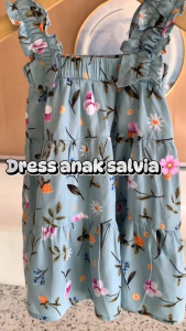 GASYIL - Dress Anak Perempuan Salvia / Daster Anak Perempuan / Daster Rayon Premium / Baju Anak