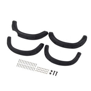1 Set RC Car Rubber Fender Flaps Wheel Arch Protector for 1/10 Rock Crawler TAMIYA Bruiser HiLux LC70 TF2 Mojave Body Shell