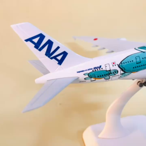 Máy Bay Airbus A380-800 ANA (All Nippon Airways) Livery "Flying Honu" Màu Xanh Ngọc Phiên Bản KAI Tỷ Lệ 1:400