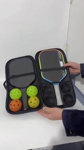New Pickleball Racket Bag Protector Fits 2 Paddles 4 Balls For Women Men Racket Cover Pickleball Paddle Carry Case For TravelAcc