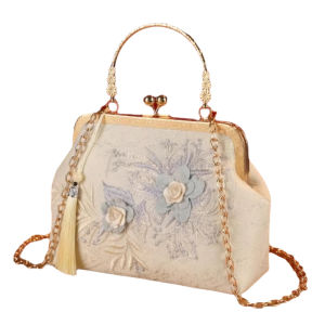 MEIFEI | Elegant Evening Clutch Bag with Lace and Rhinestones