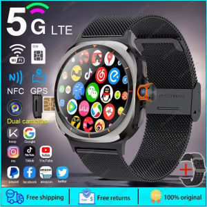 U8 Ultra 5G SIM Card WiFi Smartwatch NFC GPS Positioning Compass 32GB Smart Watch Men HD 180°Rotating Camera Sport Watch 7 Ultra
