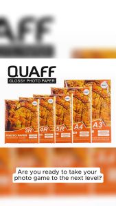 20sheets 4R/5R/A4 Quaff 230gsm Glossy Photo Paper for Picture Invitation DIY Photo Waterproof Inkjet Friendly - High Quality