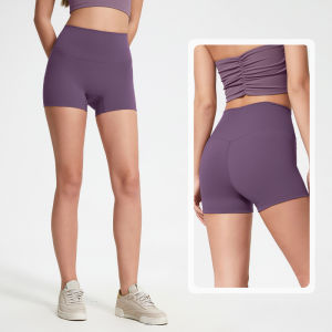 High Elastic Nylon Shorts Fitness Sport Yoga Short Running Cycling Womens Leggings Quick Dry Breathable High-Waisted Leggings🩳