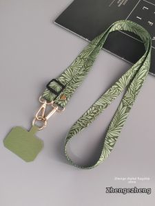 ZHENGEGE | Wide Comfortable Adjustable Length Womens Canvas Phone Lanyard