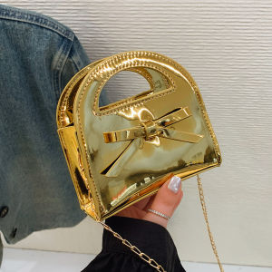 Túi Xách Nữ Đeo Chéo Cổ Điển Phong Cách Mỹ Có Nút Thắt Hình Bướm Túi Xách Đa Năng Thời Trang Xuân 2025 Túi Nhỏ Bằng Da PU Có Khóa Kéo