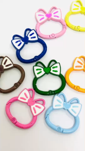 ห่วง ห่วงล็อคสปริง รูปทรง กระต่าย โบว์ ห่วง ขนาด 30mm สำหรับ งานฝีมือ DIY เครื่องประดับ