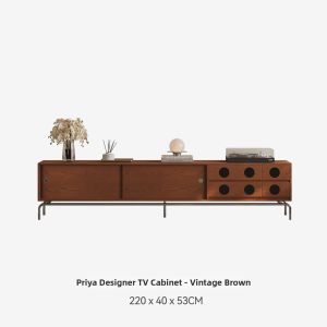 Vintage Bauhaus Style High-end Luxury TV Cabinet