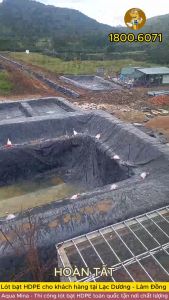 Bạt lót ao hồ 6m x 3m dày 0.3mm bảo hành 5 năm