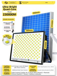 Maiyu | Solar Power Super Bright Outdoor Light