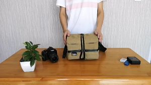 Túi đựng máy ảnh thời trang cổ điển vải canvas NG2140