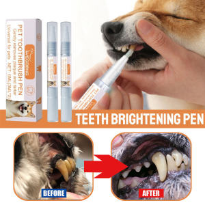 Pet Toothbrush Pen: Dog Oral Care, Teeth Cleaning & Tartar Removal