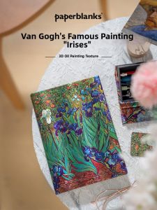 Paperblanks | Van Gogh Iris Collab Vintage Aesthetic Notebook