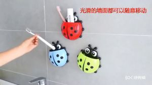 Tempat Sikat Gigi & Odol Motif Kumbang Lucu Unik Warna-warni / Tempat Sikat Gigi Serbaguna / Tempat Sikat