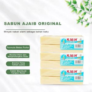 KOK [BISA COD GRATIS ONGKIR] Sabun Ajaib Pembersih MansPad Pembalut Noda Kuning Noda Kerak sisa makanan tinta spidol Sabun Cuci Baju Magic Soap Stain Remover