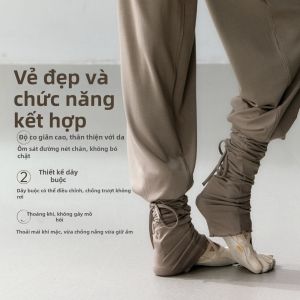 Vớ Yoga Mùa Hè Có Dây Buộc Cho Huấn Luyện Chuyên Nghiệp