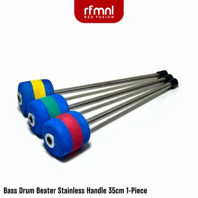 Bass Drum Beater Stainless Handle 35Cm-1Piece