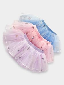 Váy Khiêu Vũ Lưới Cho Bé Gái Váy Khiêu Vũ Nửa Thân Váy Khiêu Vũ Ballet Cho Trẻ Em Váy Khiêu Vũ Cotton Pha Nylon Cho Bé Gái