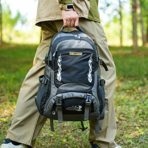 Outdoor Climbing 40L Multifunctional Wear-resistant Hiking Bag Camping Equipment Travel Sports Backpack with External Hanging