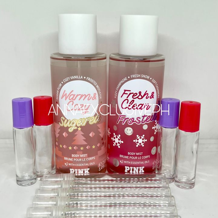  Victorias Secret Pink Collection Fresh and Clean Shimmer Body  Mist New Women's Fragrance Perfume : Beauty & Personal Care