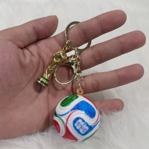 Panini | 2026 FIFA Trophy Keychain Metal Football Trophy Key Ring Soccer Fan Gift Souvenir Collectible Memorabilia Bag Charm Pendant