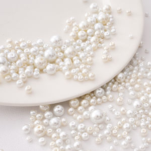 3/4/5/6/8/10mm Glass Imitation Pearl Round Loose Beads for Jewelry Making DIY Bracelet Necklace Earring Materials