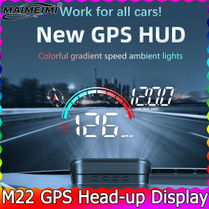 M22 Car Head Up Display Speed KMH MPH HUD GPS Speedometer for All Cars Speed Meter Compass Car Spare Parts Accessories Parts