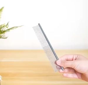 Lược chải lông chó mèo inox không gỉ lược chải chó lược chải mèo gỡ rối bắt bọ chét cao cấp