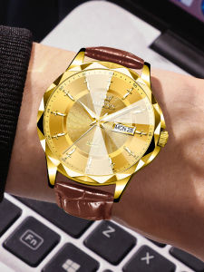 OLEVS | Đồng Hồ Quartz Vàng Kinh Doanh Cao Cấp Chính Hãng